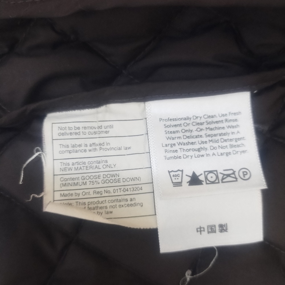 Eddie Bauer Quilted Goose Down Vest Women's Small Chocolate Brown Gorpcore Cabin - Picture 7 of 10